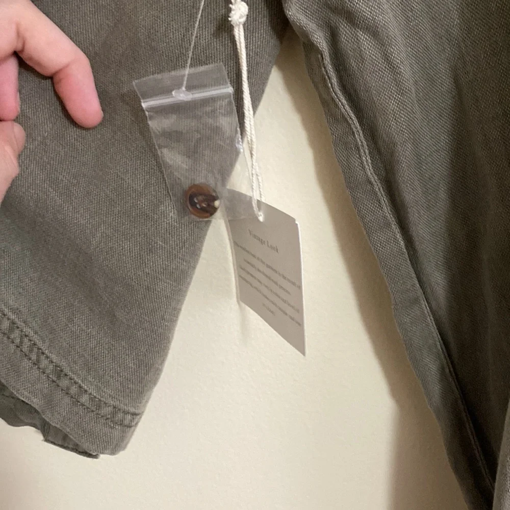 C&C California Linen Blend Utility Jacket - Picture 7 of 13